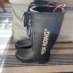 Off-White Rubber Rain Boot